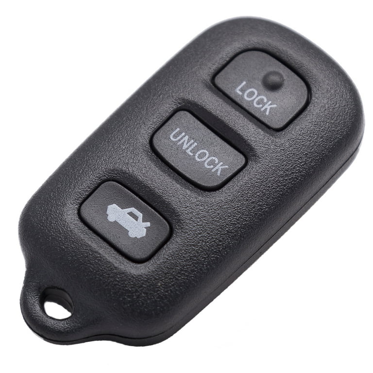 Discount Keyless Replacement Key Fob Car Keyless Remote and Uncut Ignition Key Compatible with Toyota Camry Solara Sienna GQ43VT14T 